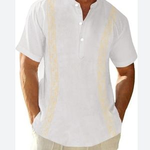 *Mens Cuban Guayabera Sz XL